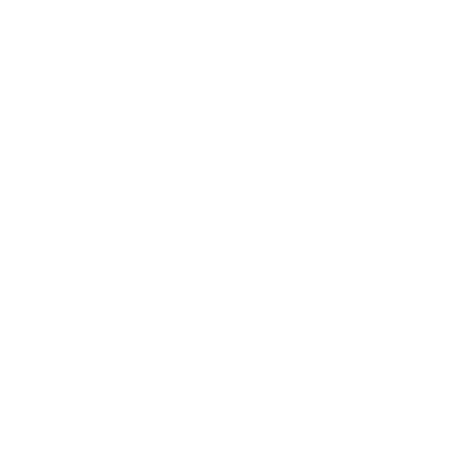 Juice Drop Monoline Icon #ffffff