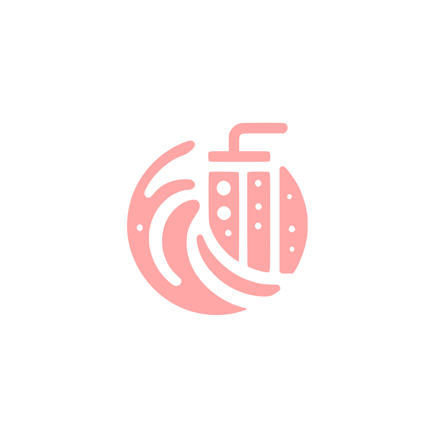 Beverage Logo Design #ffa6a6