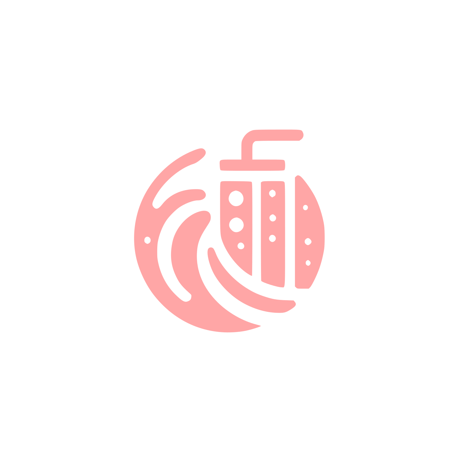 Beverage Logo Design #ffa6a6