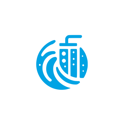 Beverage Logo Design #00a3e4