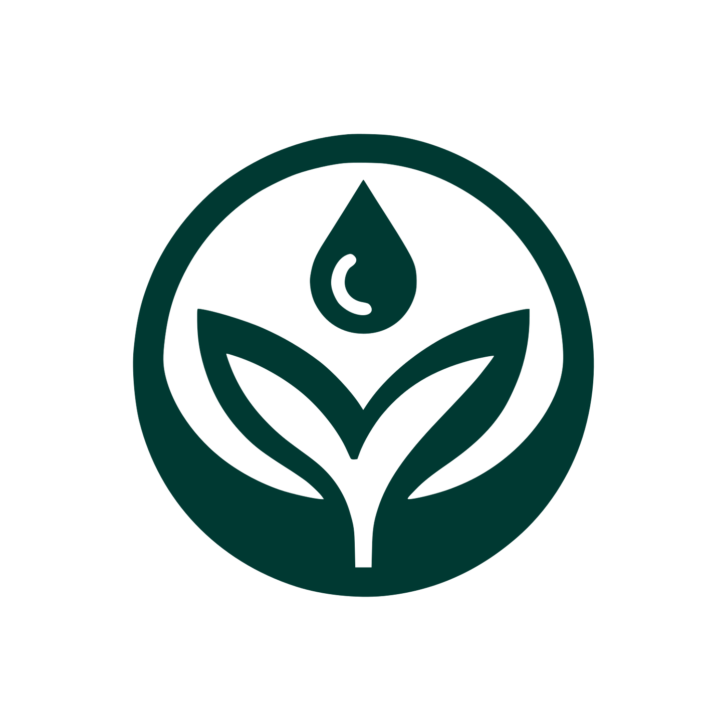 Plant and Water Logo #003932