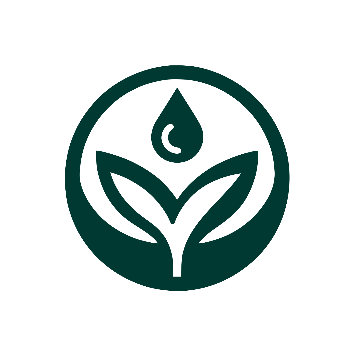 Plant and Water Logo #003932