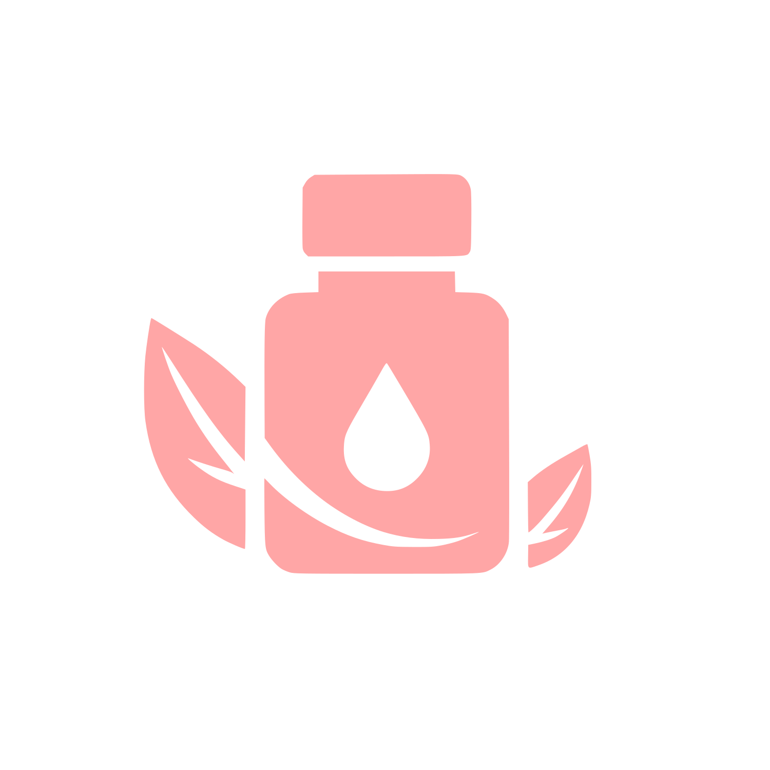 Herbal Product Logo #ffa6a6