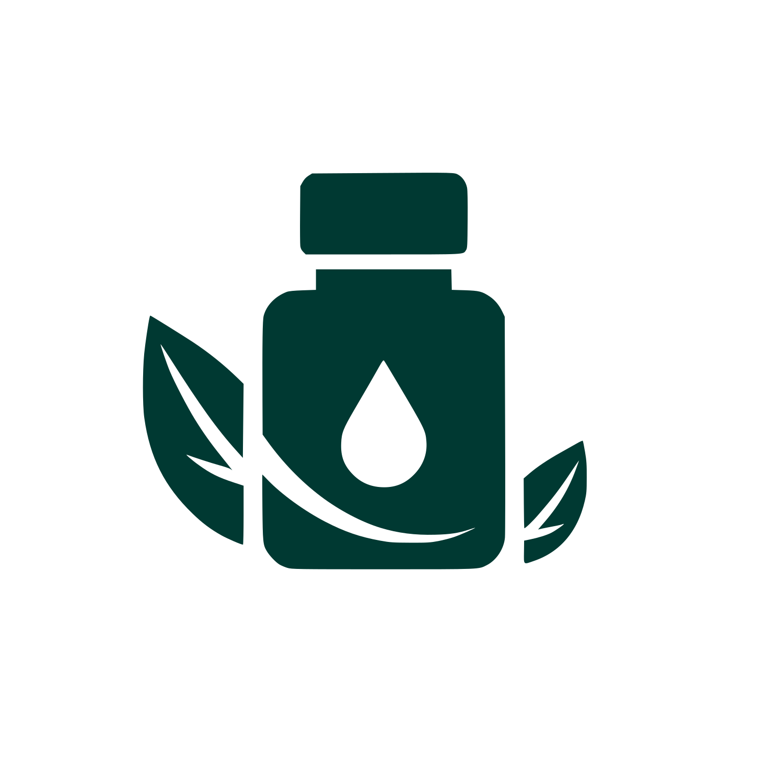 Herbal Product Logo #003932