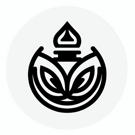 Lotus Flame Essential Oil Badge