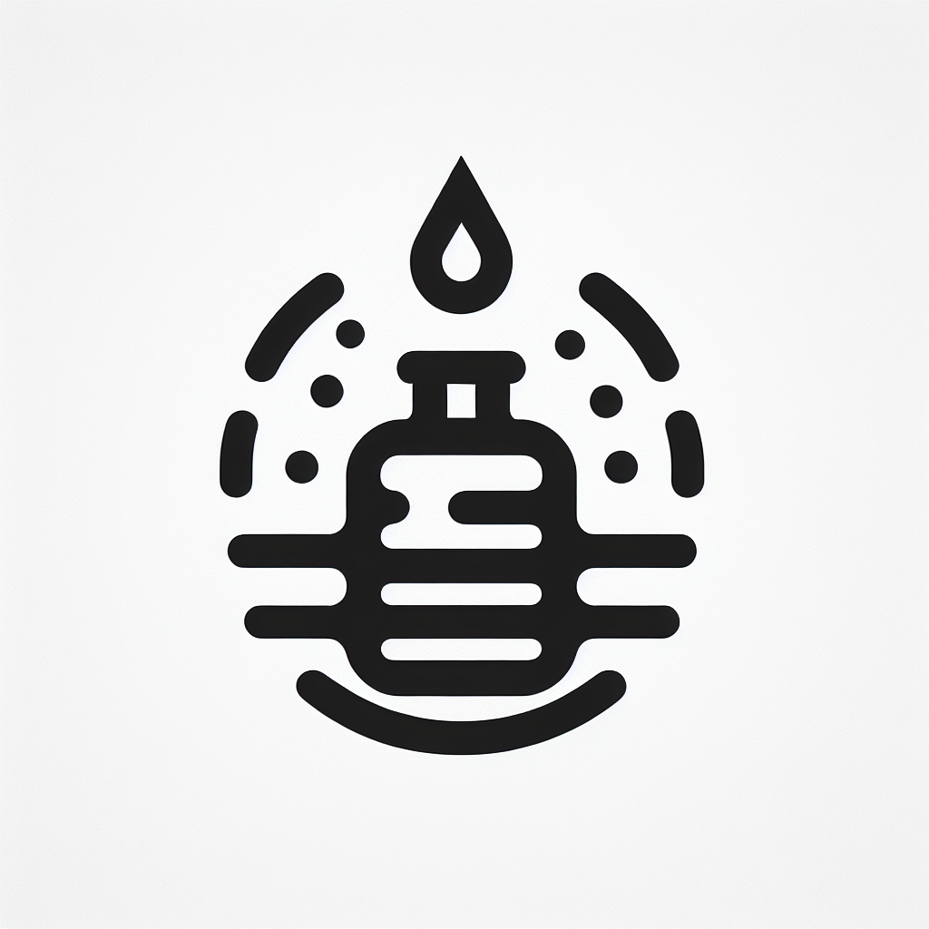 Water Bottle Logo