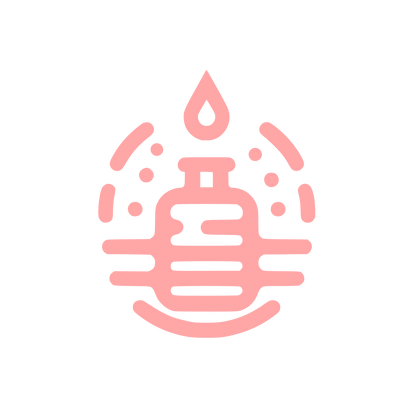 Water Bottle Logo #ffa6a6