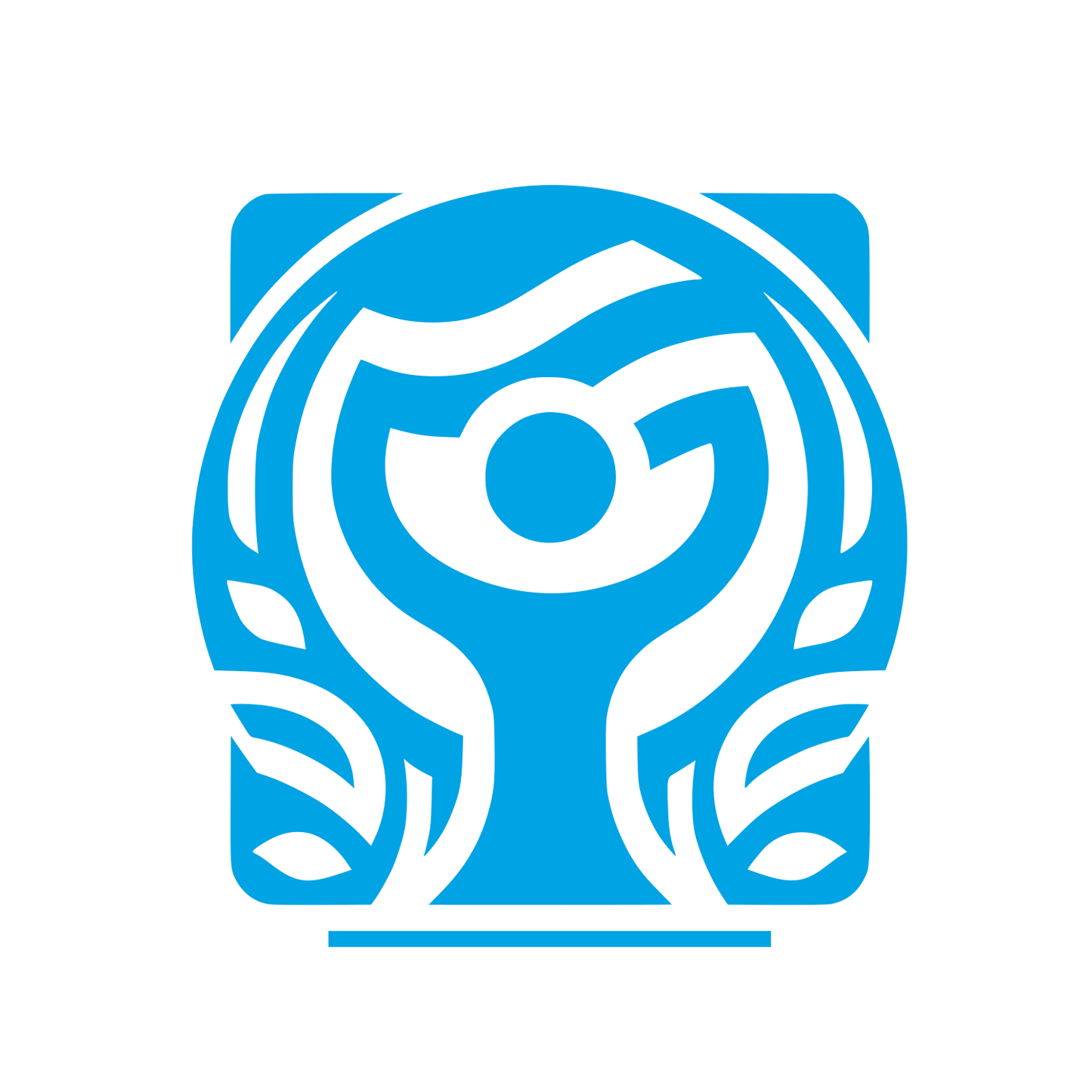 Bold Tree Logo #00a3e4