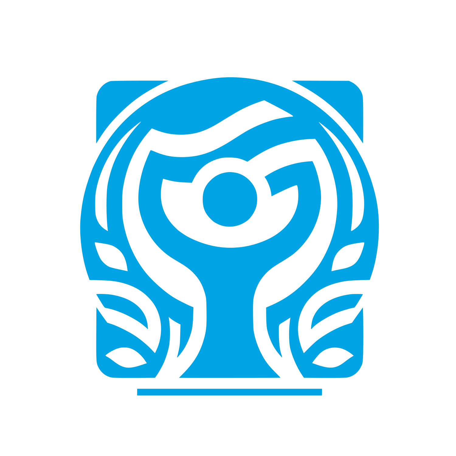 Bold Tree Logo #00a3e4