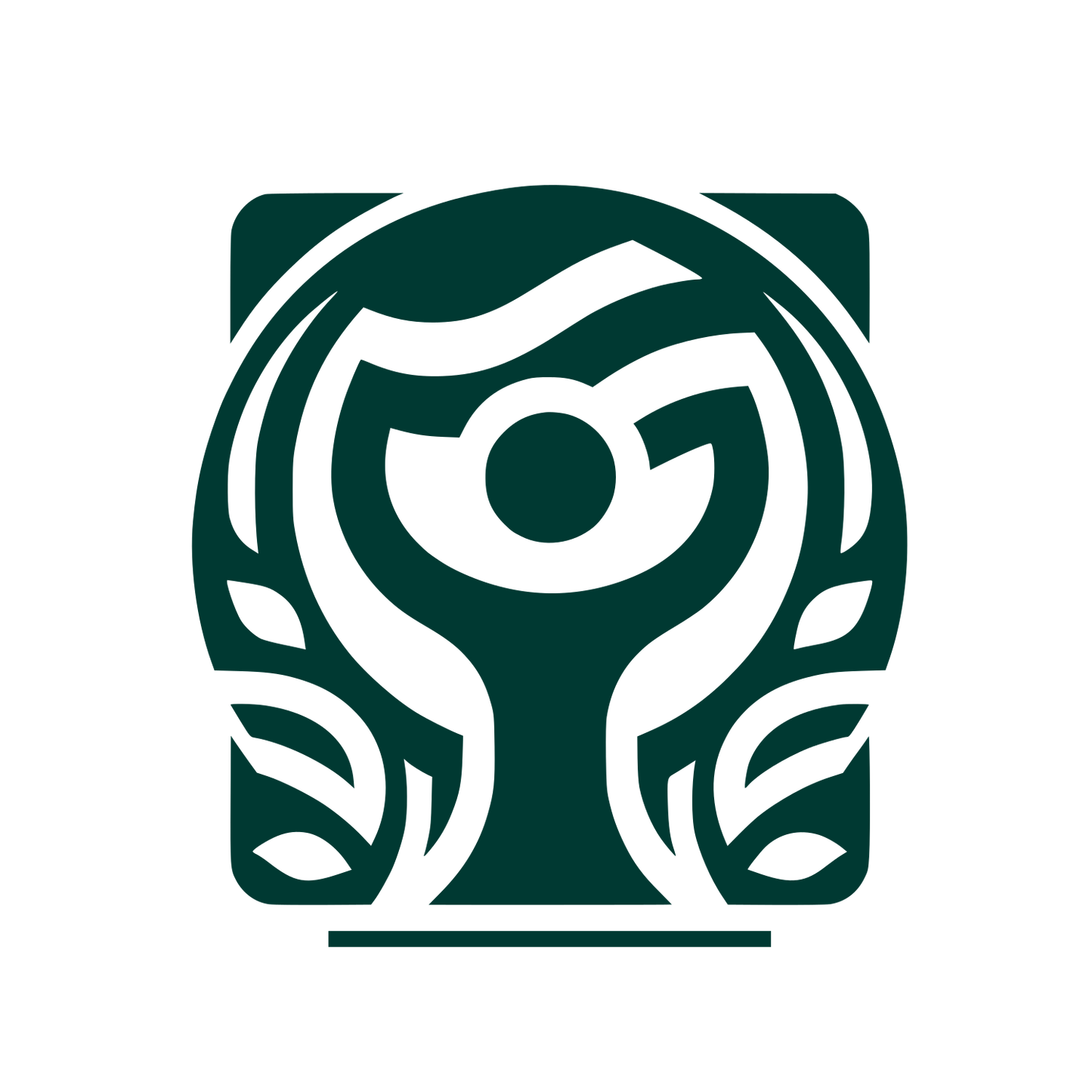 Bold Tree Logo #003932