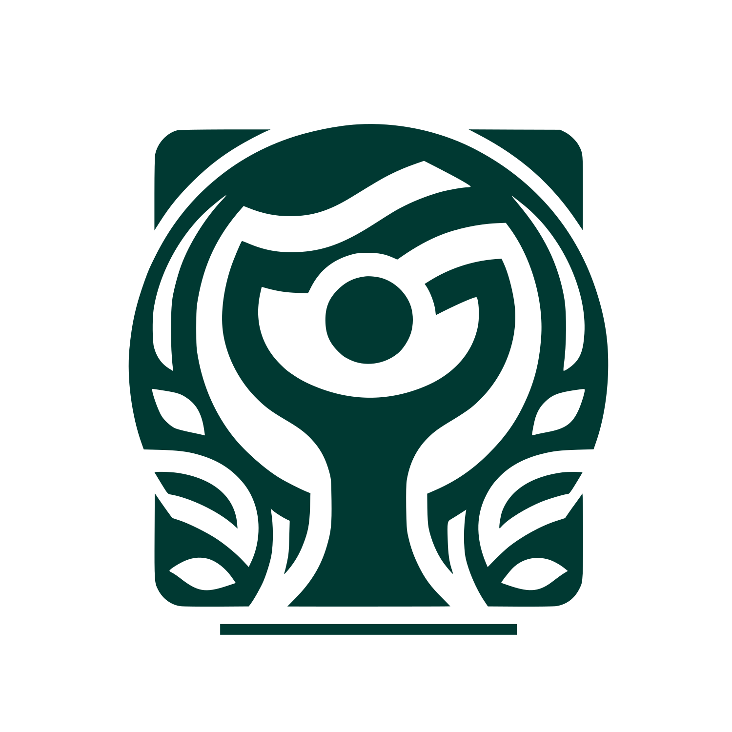 Bold Tree Logo #003932