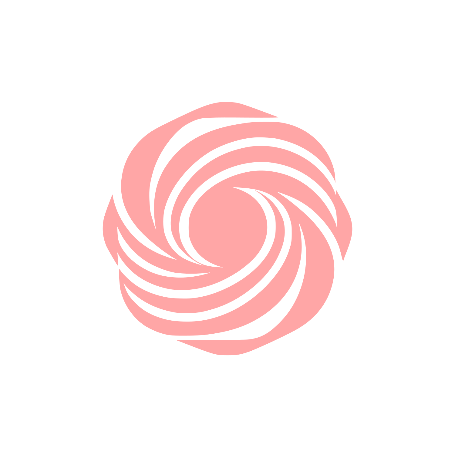 Spiral Logo #ffa6a6