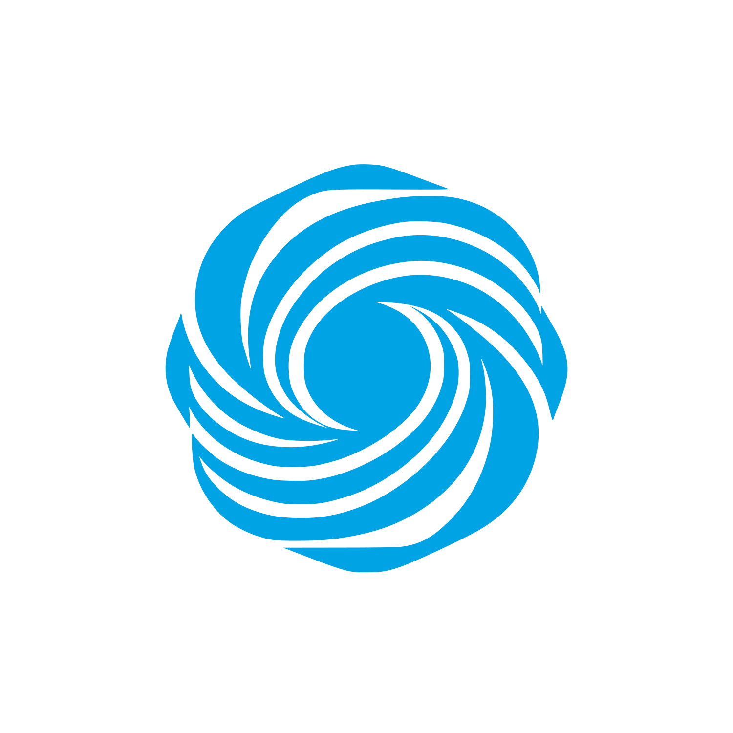 Spiral Logo #00a3e4