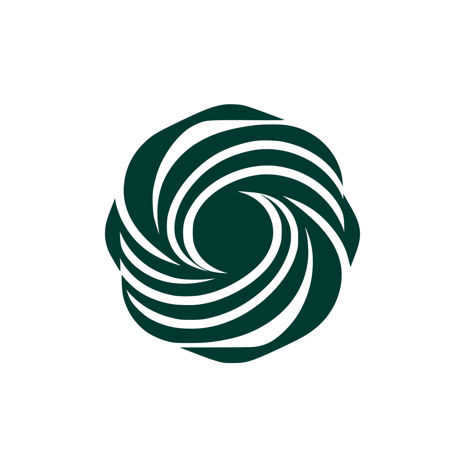 Spiral Logo #003932