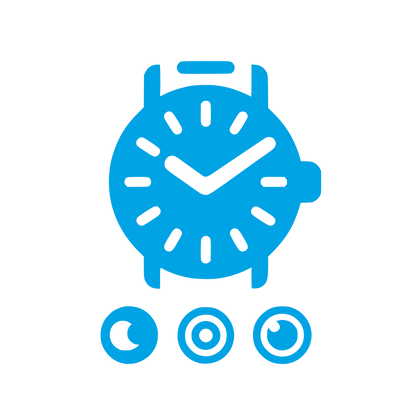 Clock Logo Design #00a3e4