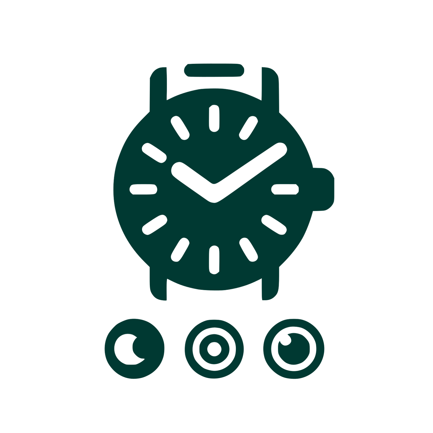 Clock Logo Design #003932