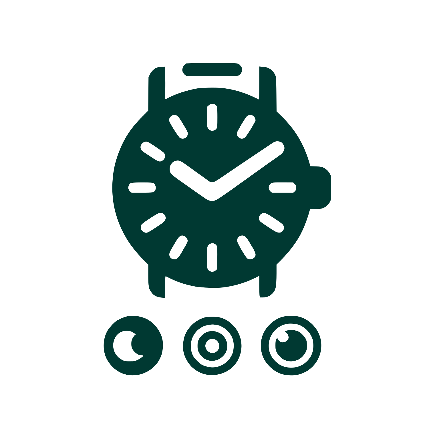 Clock Logo Design #003932