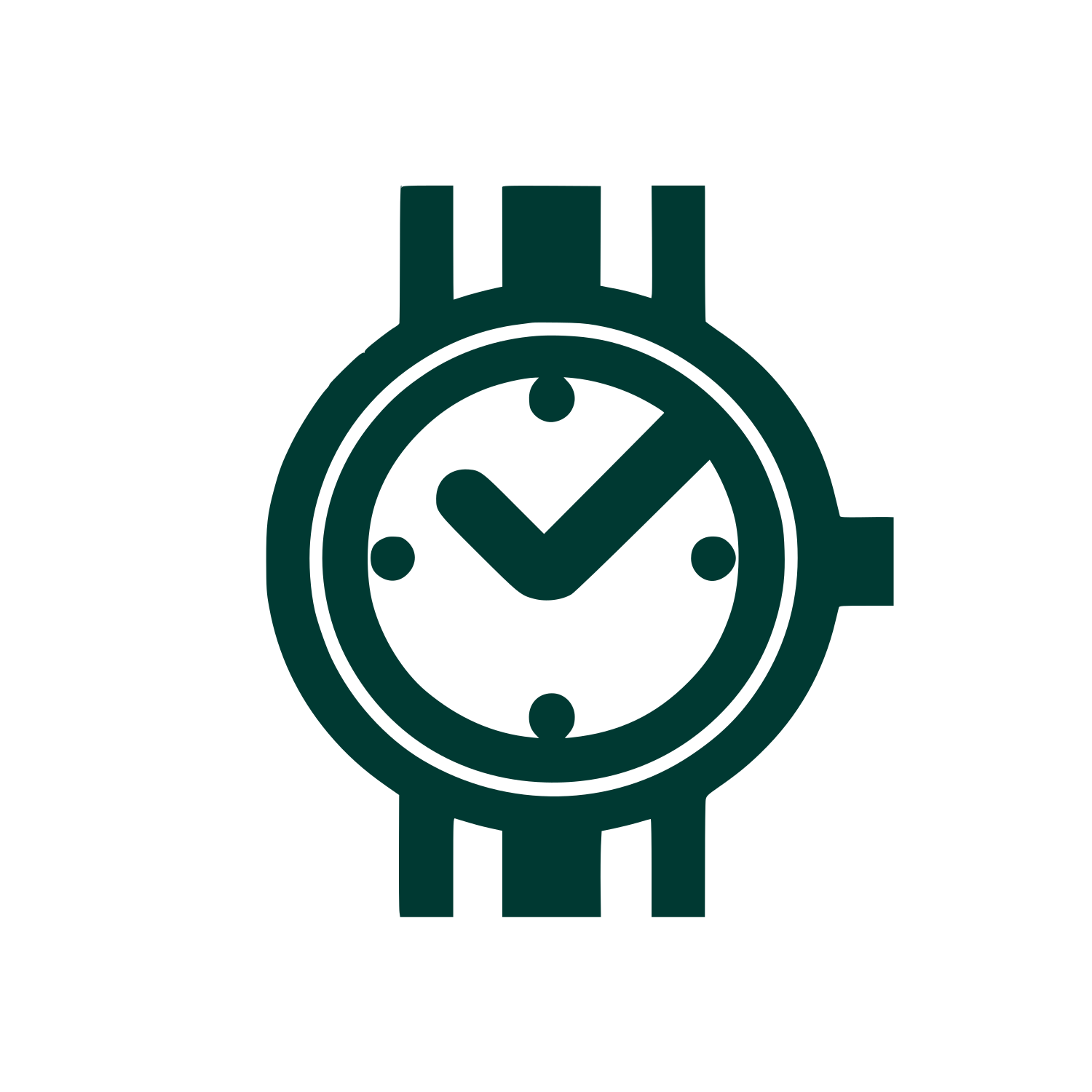 Clock Logo Design #003932