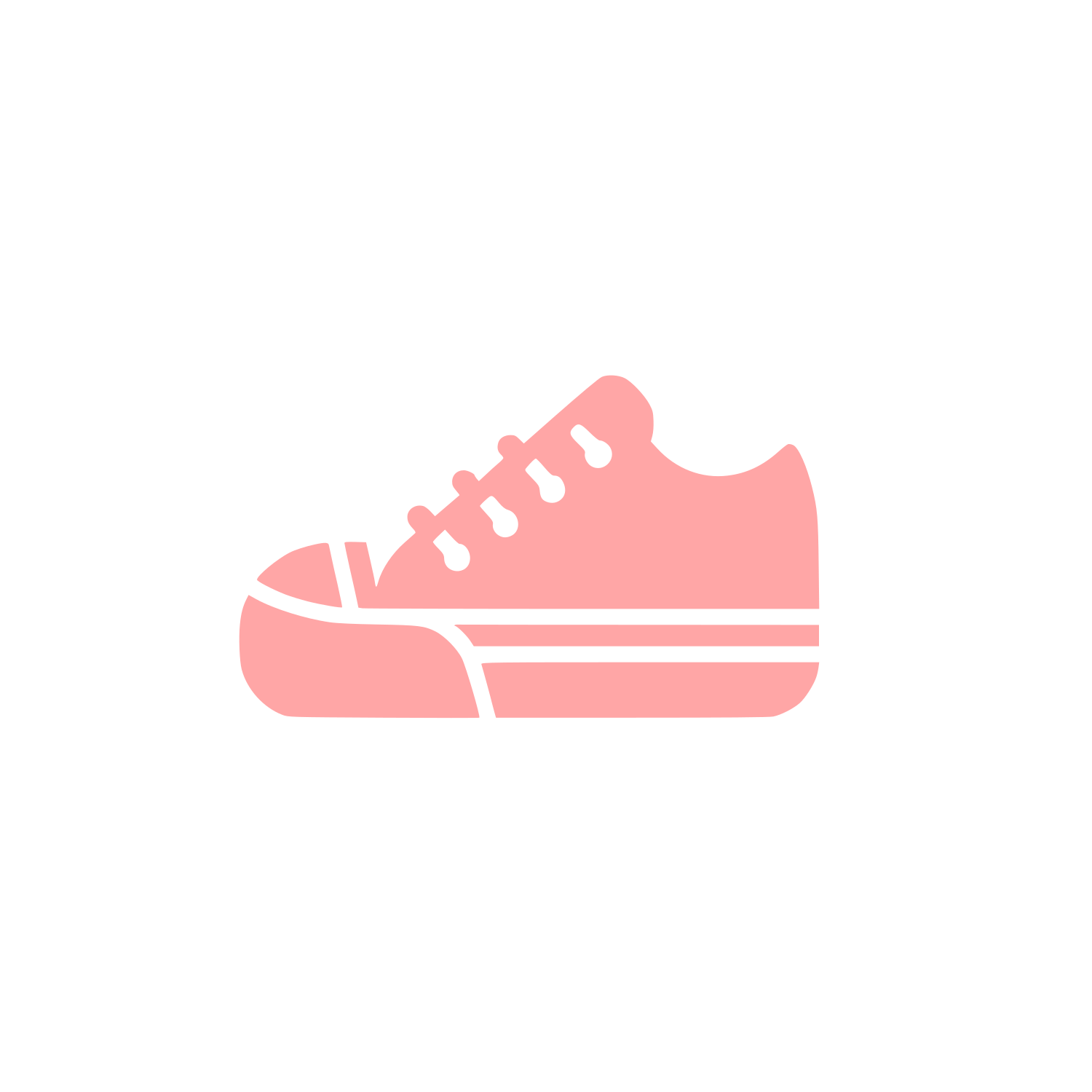 Shoe Brand Logo #ffa6a6