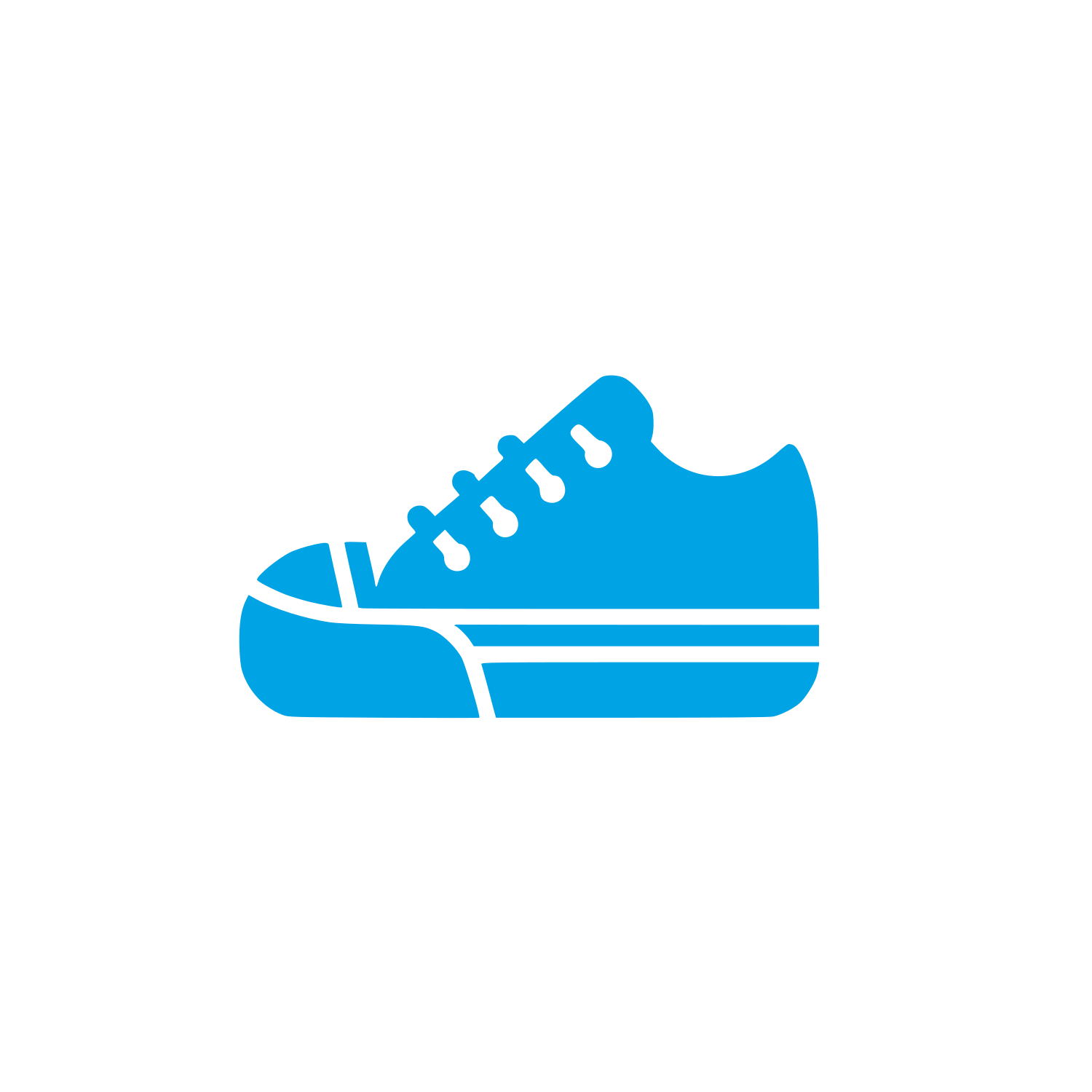 Shoe Brand Logo #00a3e4
