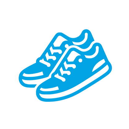 Shoe Logo Design #00a3e4