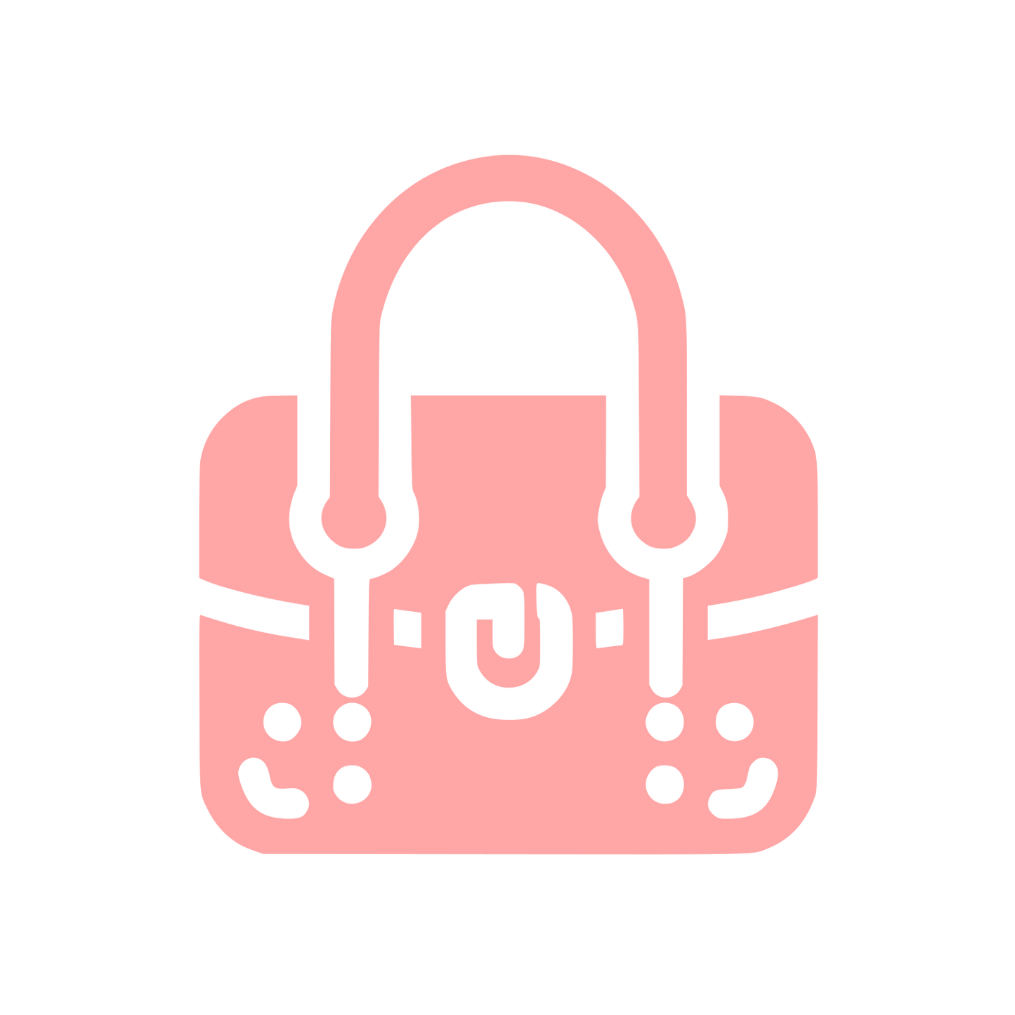 Logo Handbag Design #ffa6a6