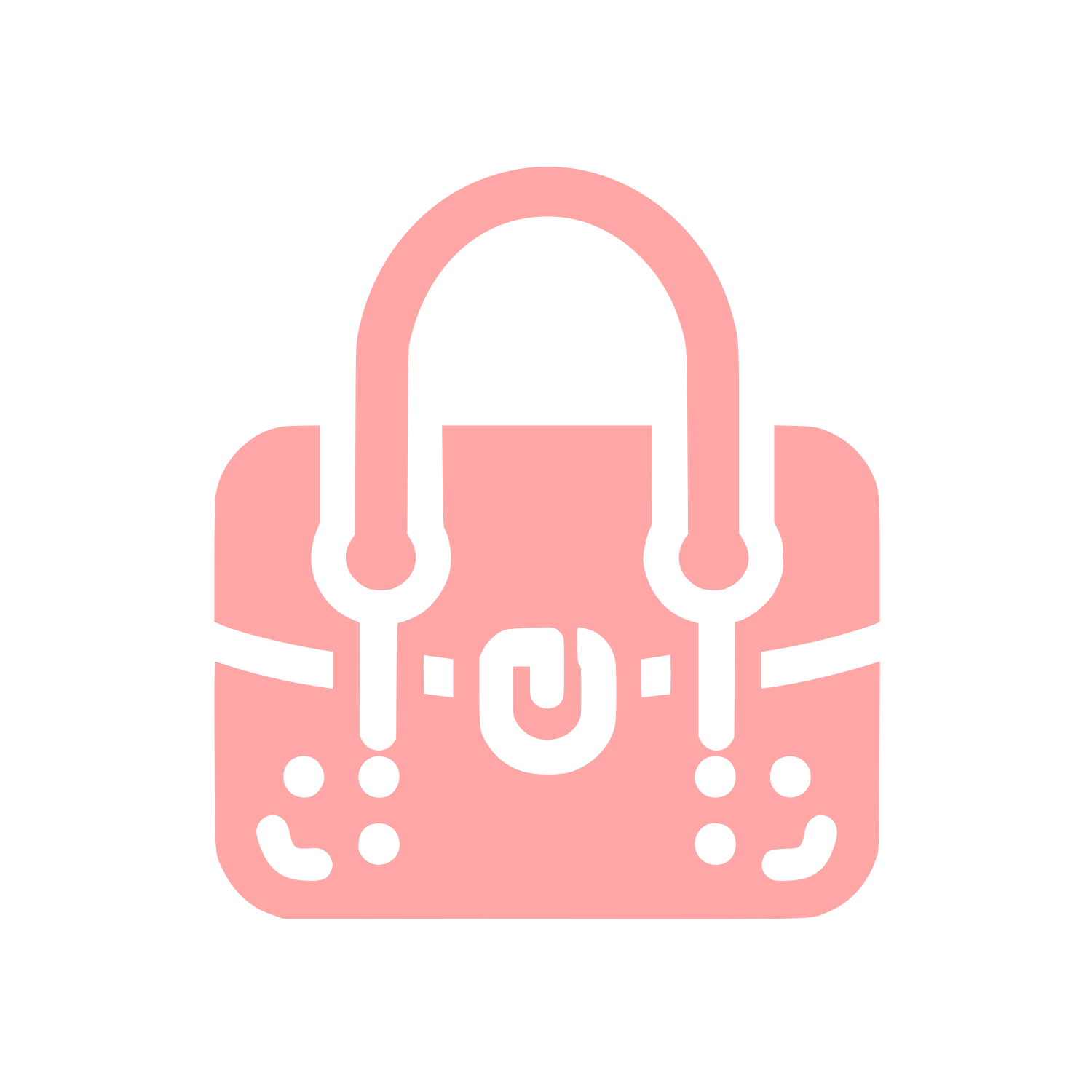 Logo Handbag Design #ffa6a6