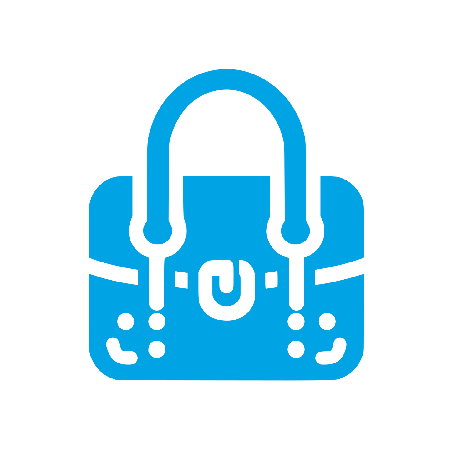 Logo Handbag Design #00a3e4