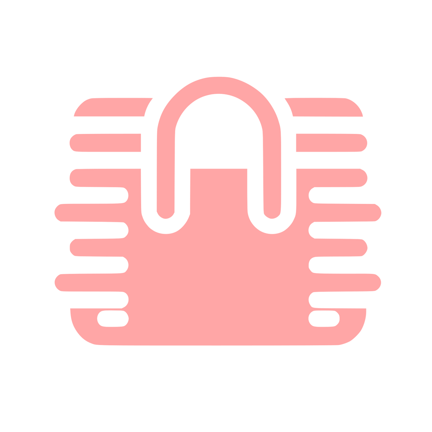 Lock Logo Design #ffa6a6