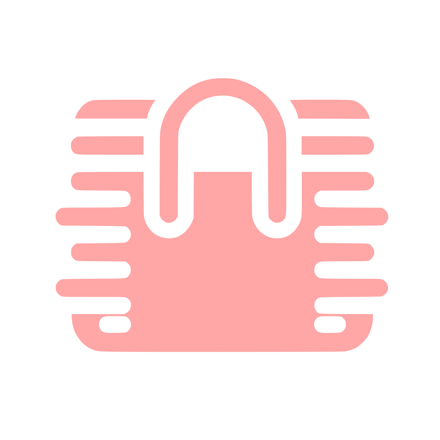 Lock Logo Design #ffa6a6