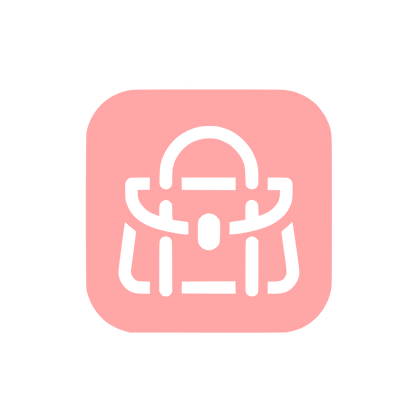 Backpack Logo Design #ffa6a6