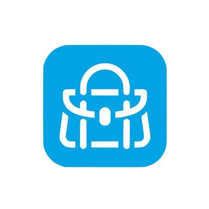 Backpack Logo Design #00a3e4