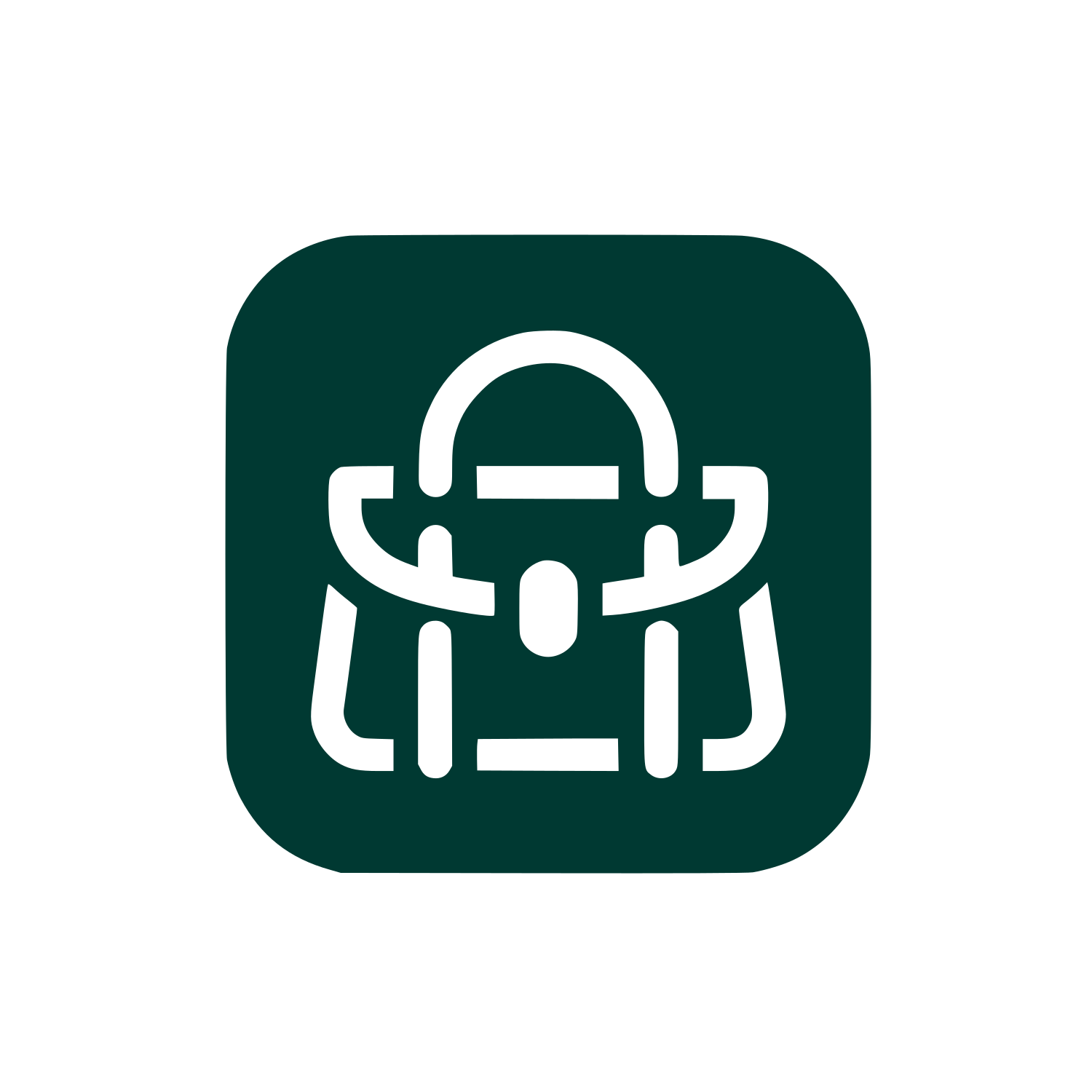 Backpack Logo Design #003932