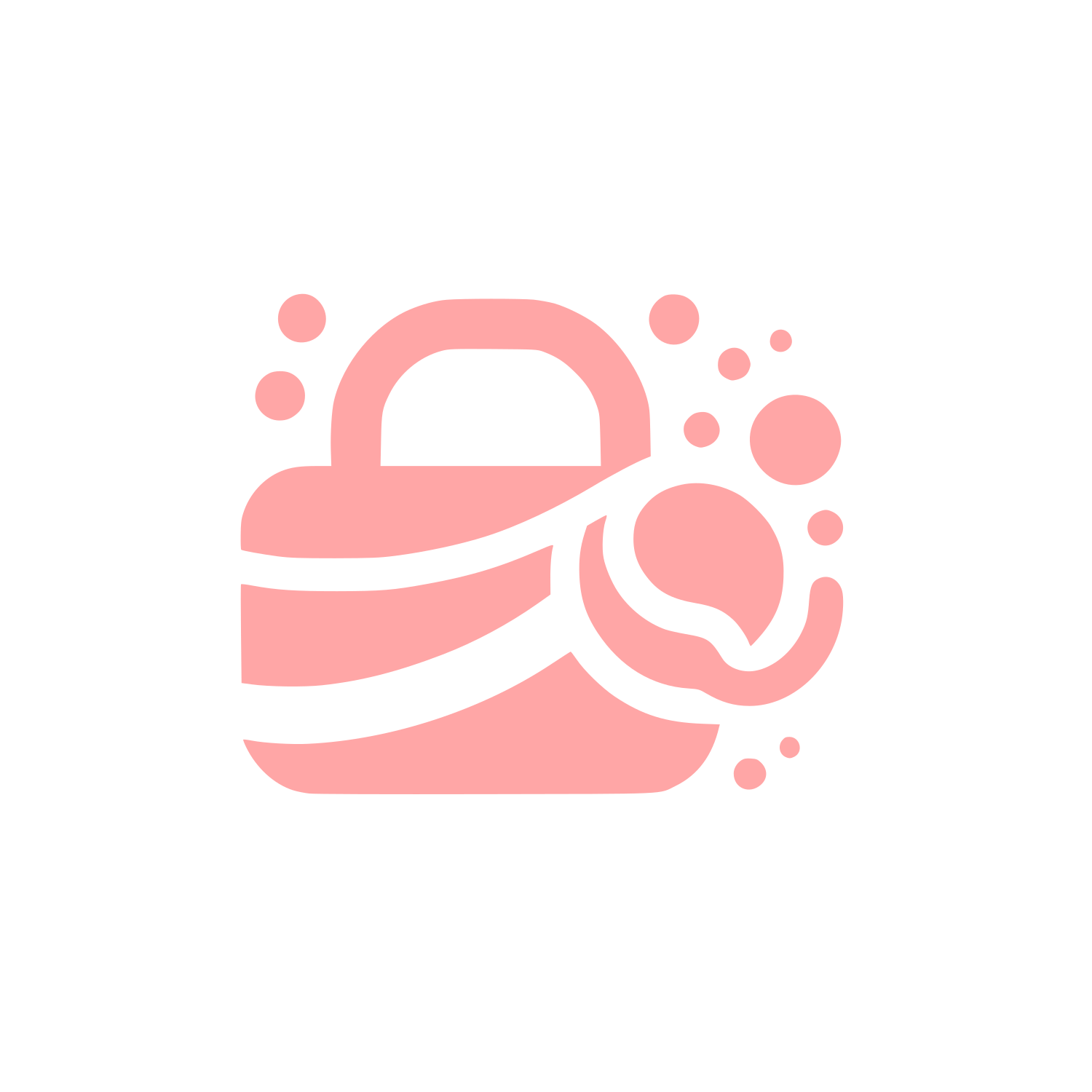 Logo for Secure Shopping #ffa6a6
