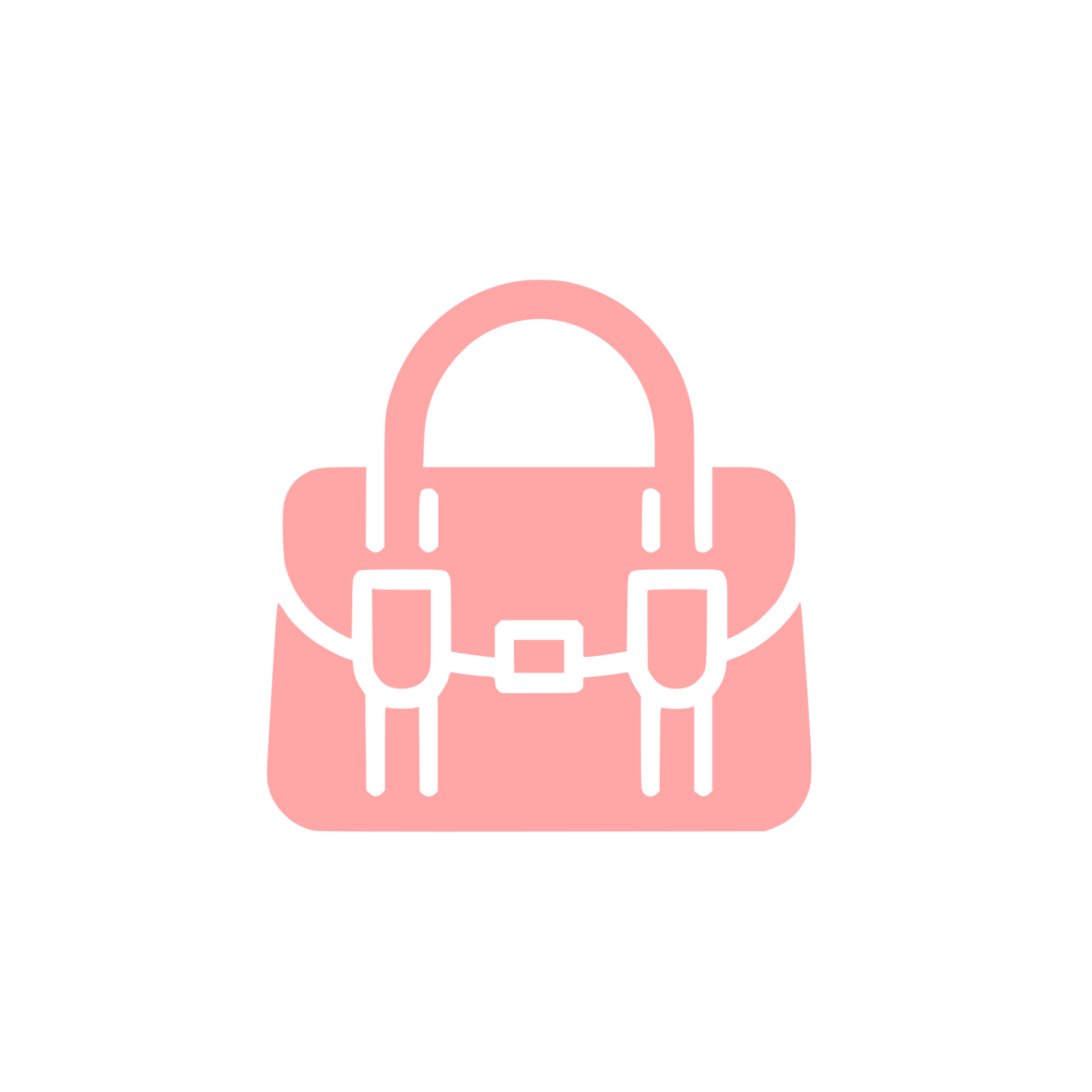 Bag Logo Design #ffa6a6