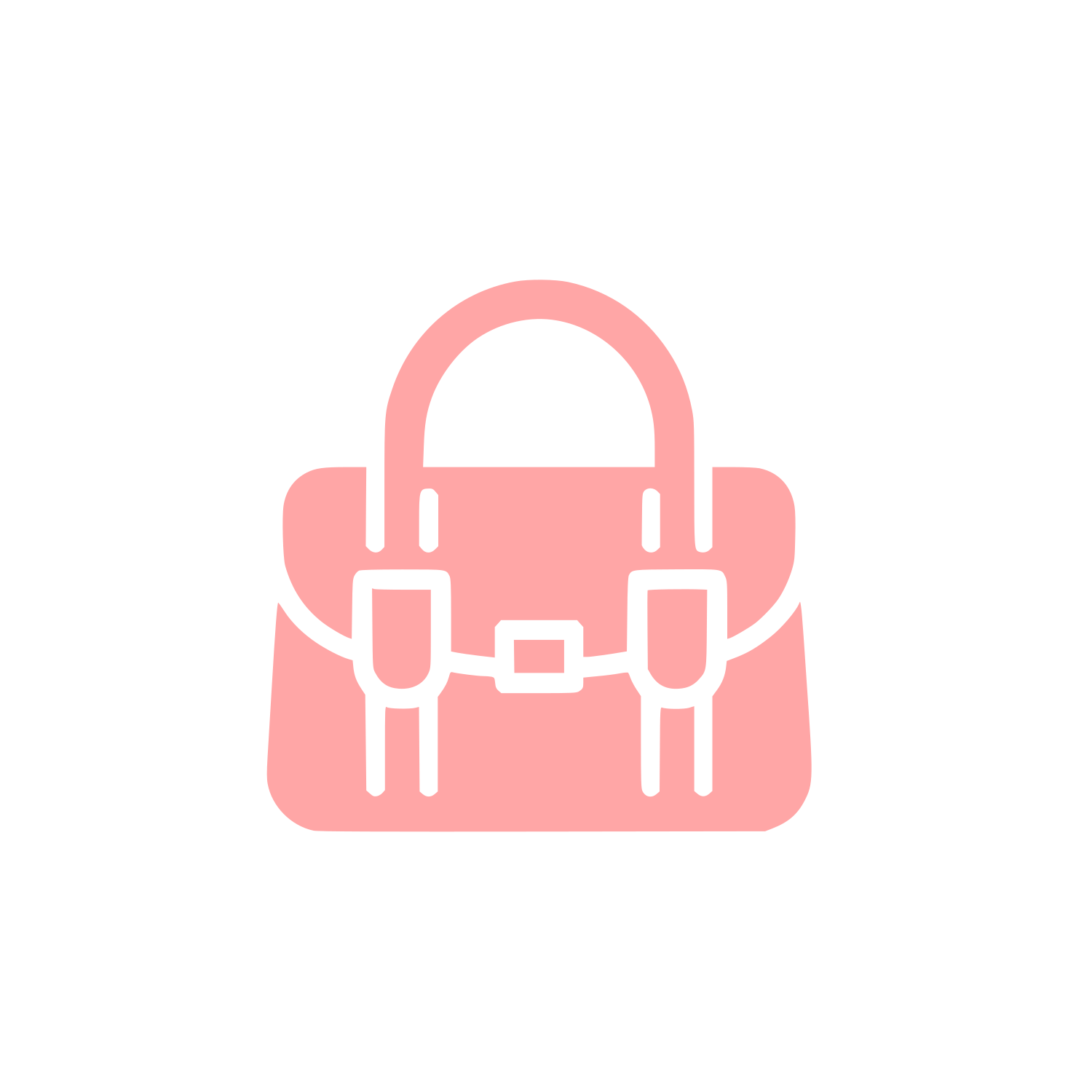 Bag Logo Design #ffa6a6
