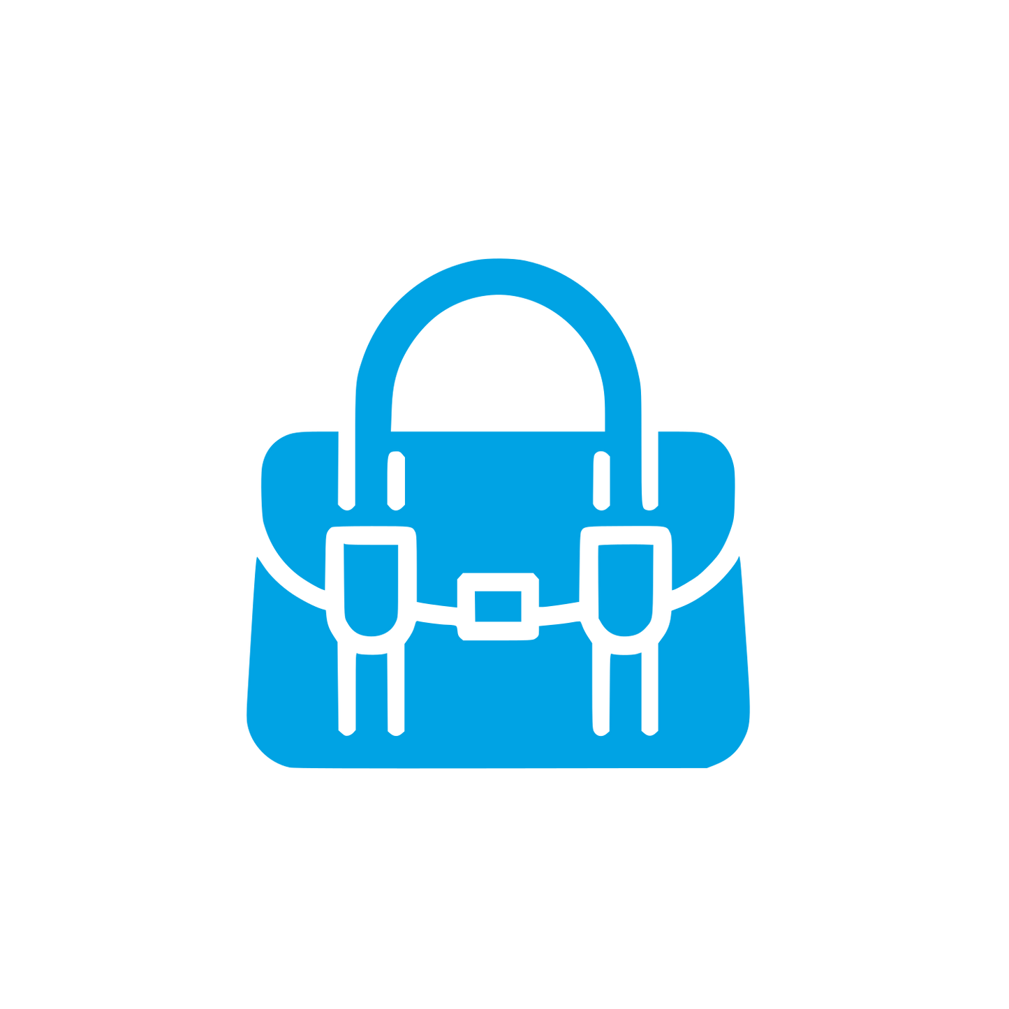 Bag Logo Design #00a3e4