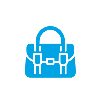 Bag Logo Design #00a3e4