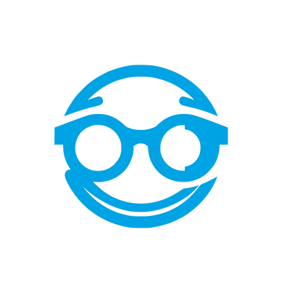Smiley Face Logo #00a3e4