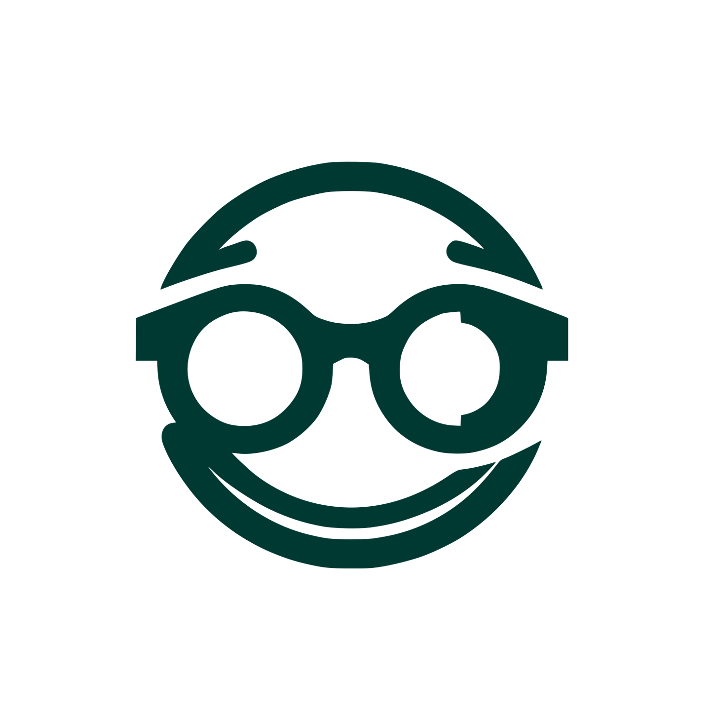Smiley Face Logo #003932