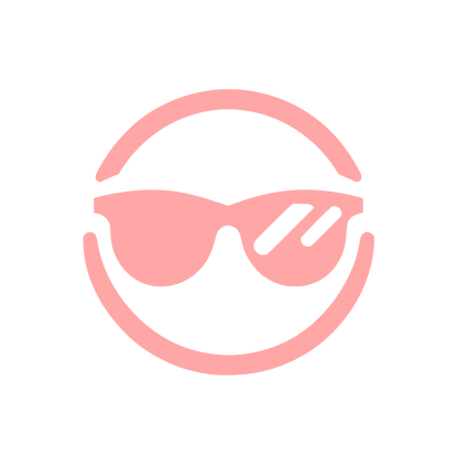 Sunglasses Logo Design #ffa6a6
