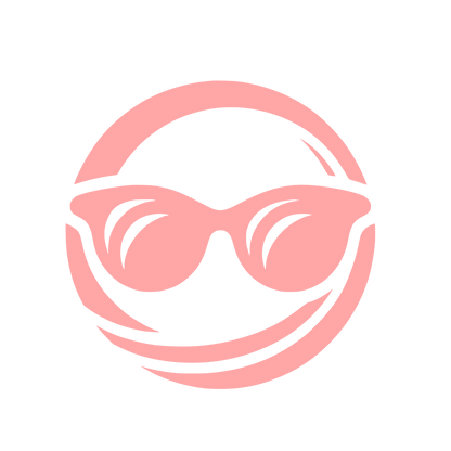 Sunglasses Smile Logo #ffa6a6
