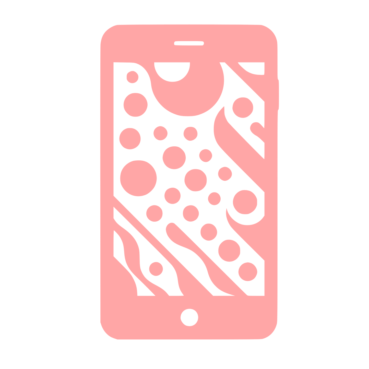 Mobile App Logo #ffa6a6