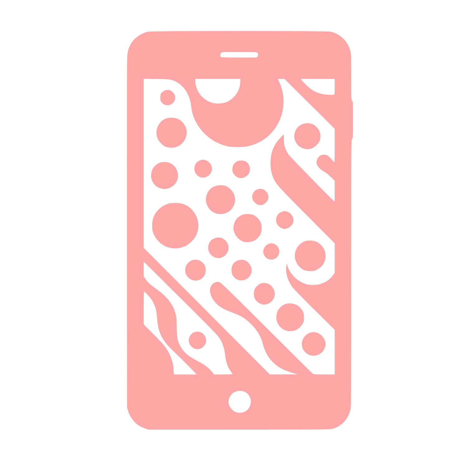 Mobile App Logo #ffa6a6