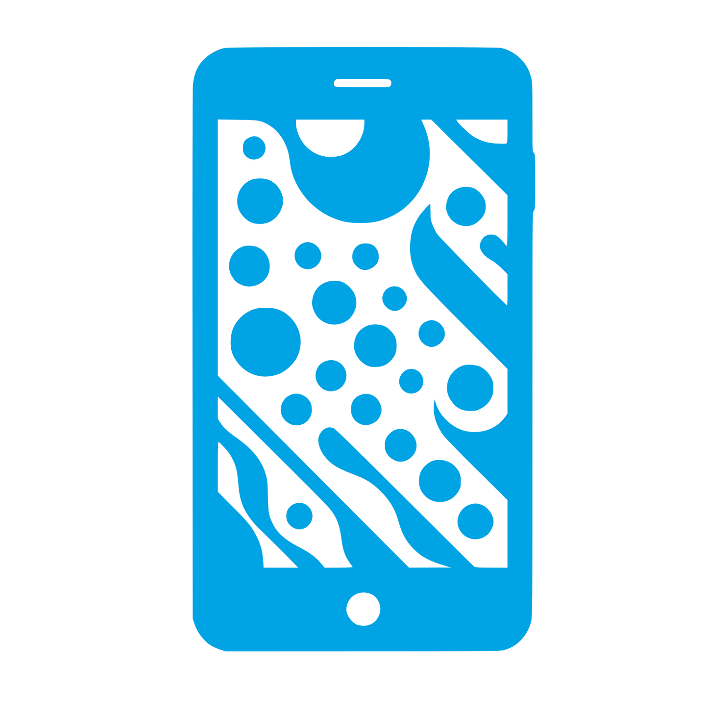 Mobile App Logo #00a3e4
