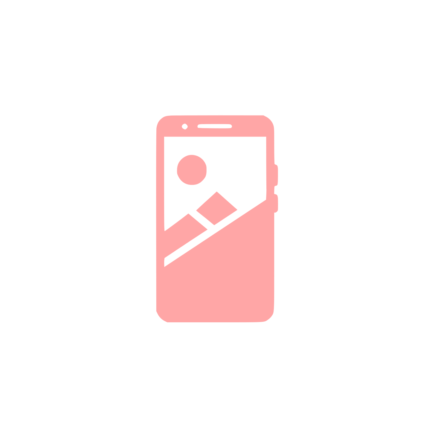Mobile App Logo #ffa6a6