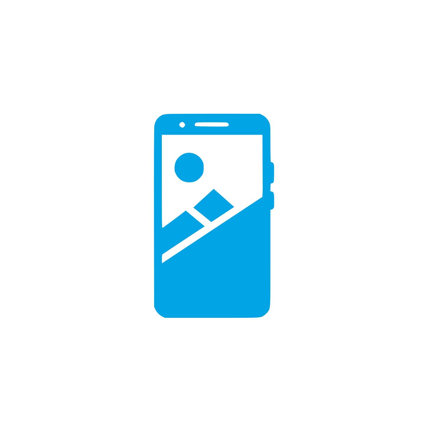 Mobile App Logo #00a3e4