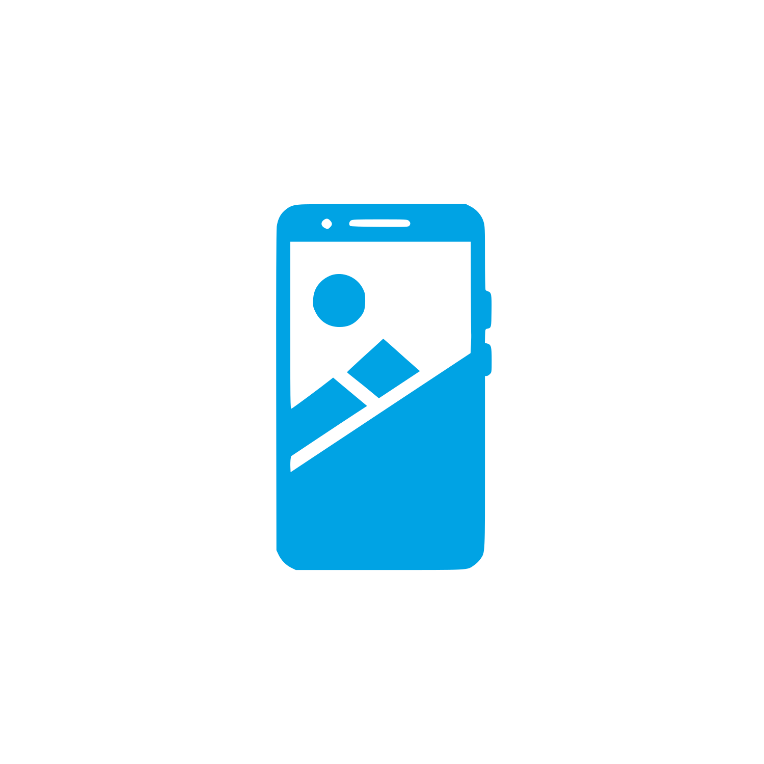 Mobile App Logo #00a3e4