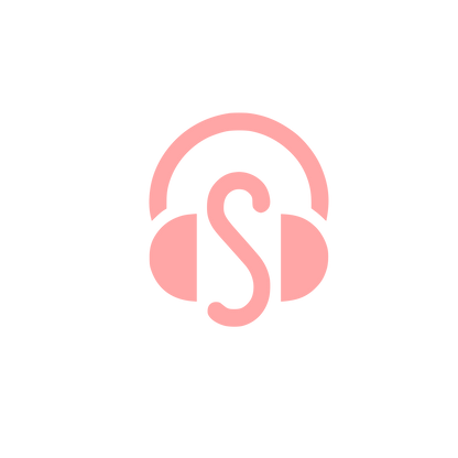 Logo with Headphones Design #ffa6a6