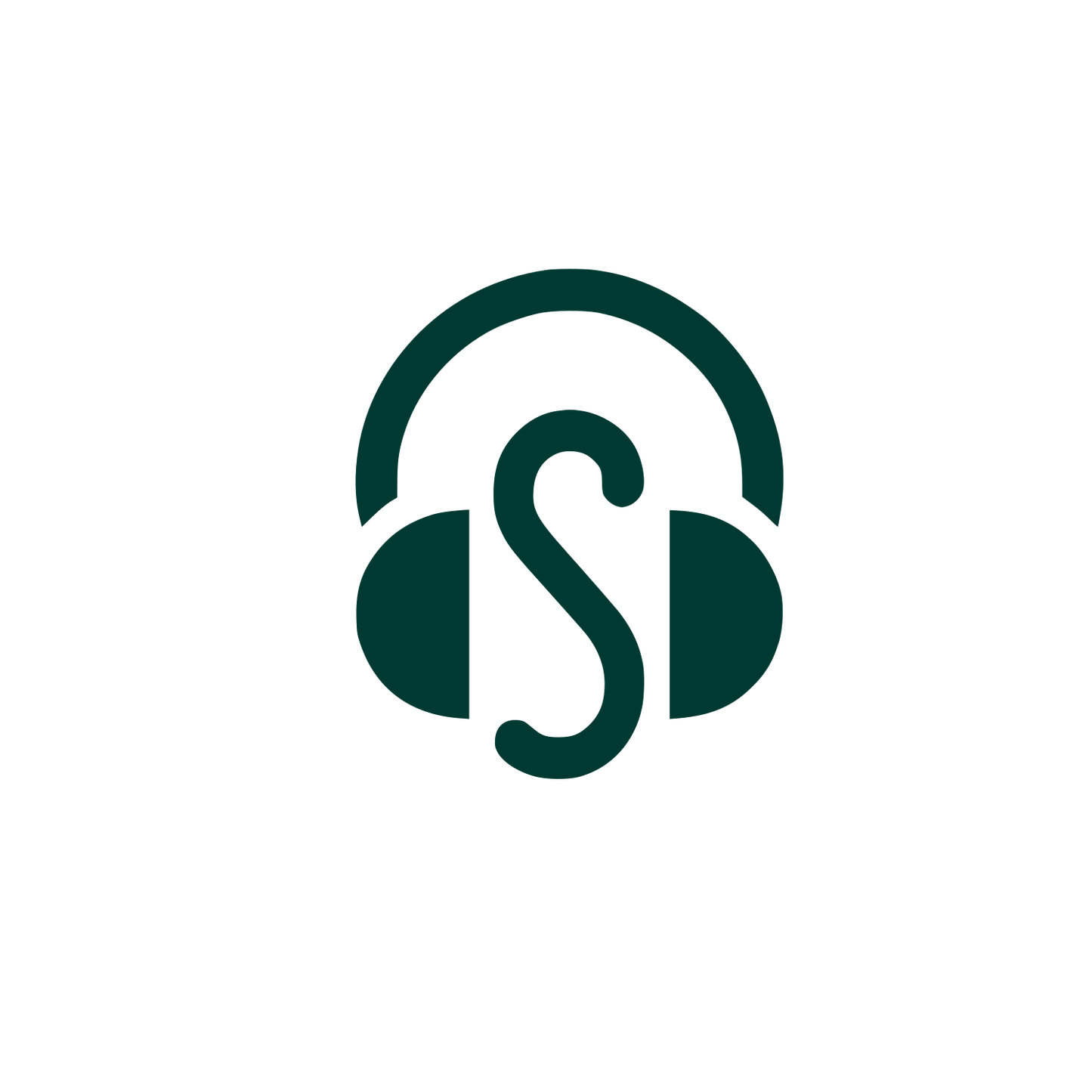 Logo with Headphones Design #003932